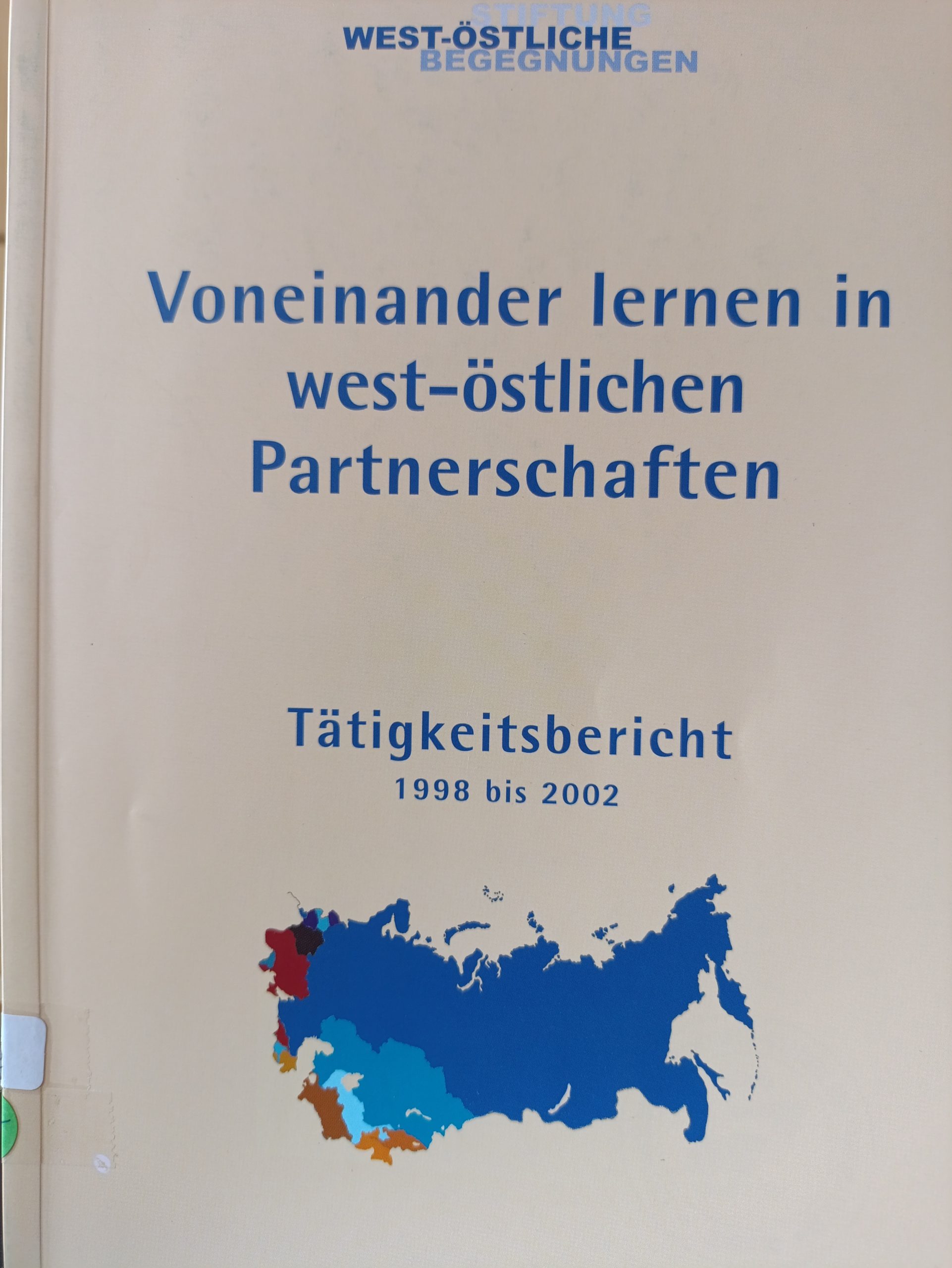 Voneinander Lernen In West-östlichen Partnerschaften