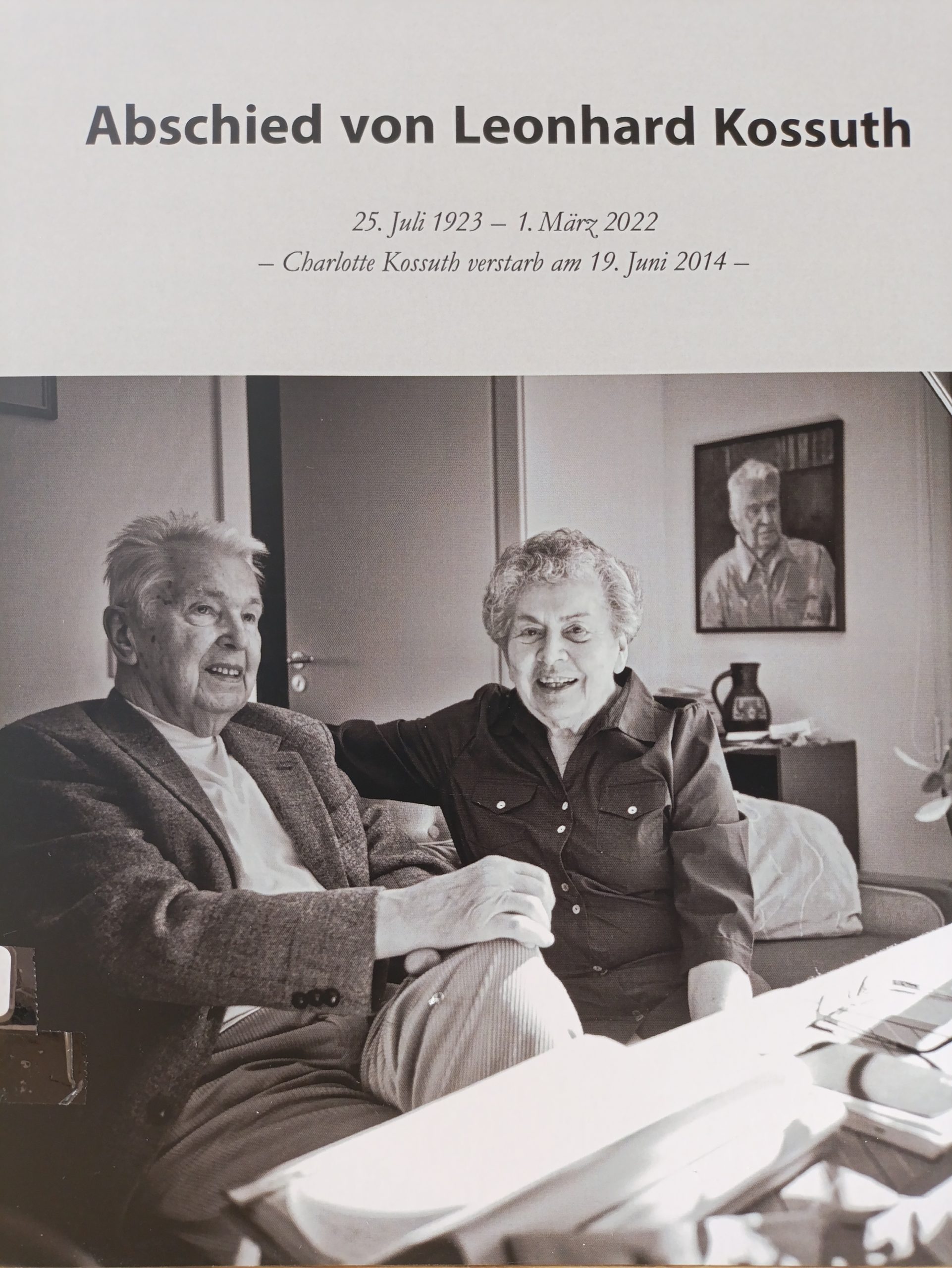 Abschied Von Leonhard Kossuth