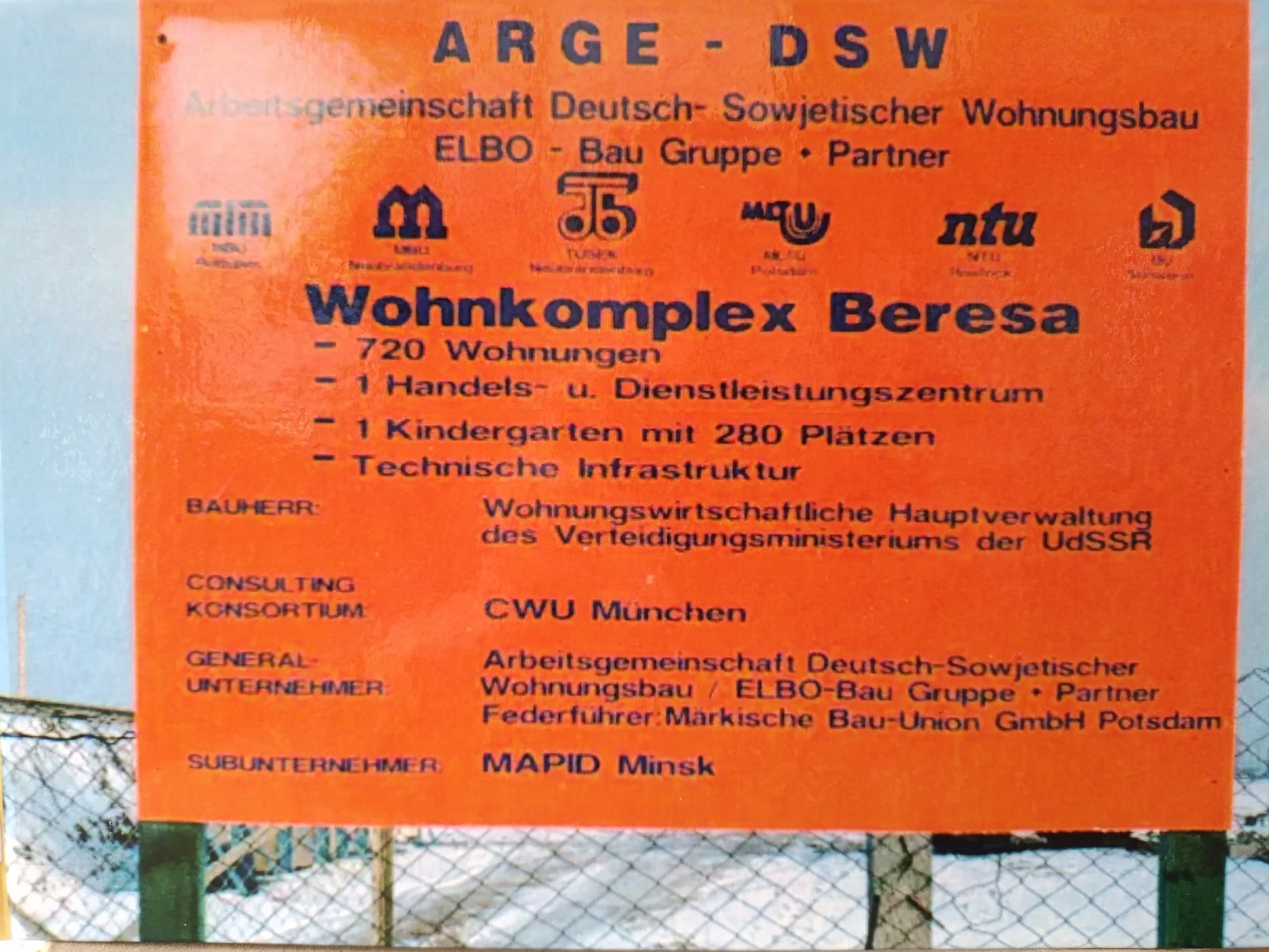 Fotoalbum über Wohnkomplex Beresa  (BB GUS)