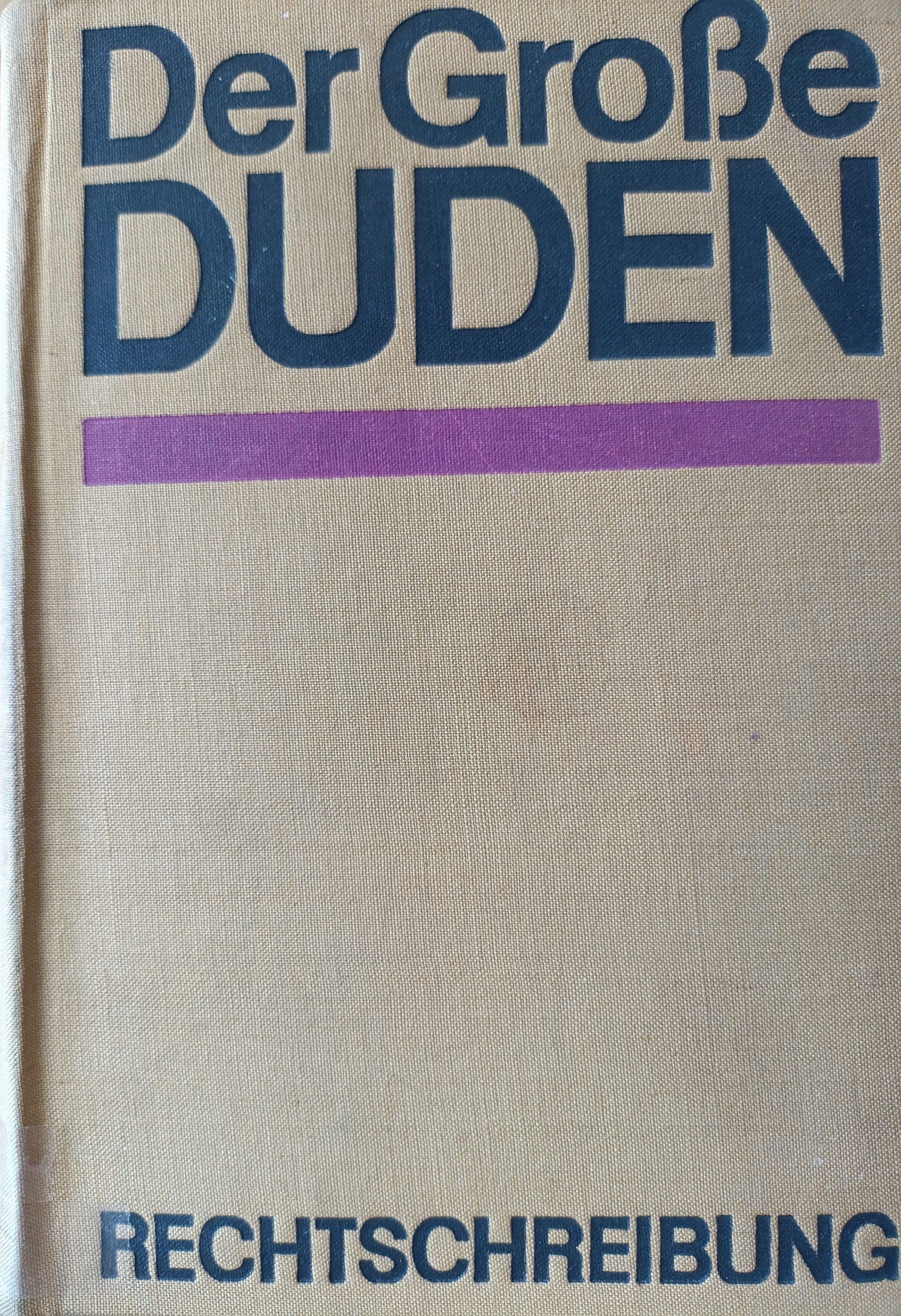Der Große Duden, Rechtschreibung